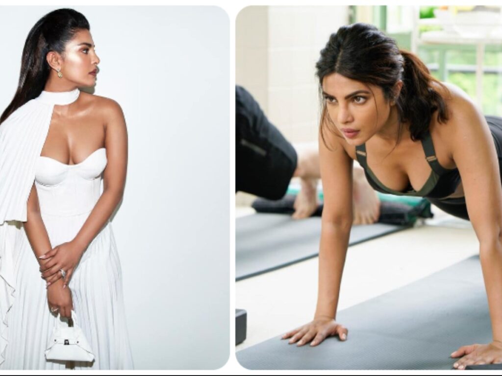 Priyanka Chopra  Powerful Workout Selfie: A Fitness Inspiration for All